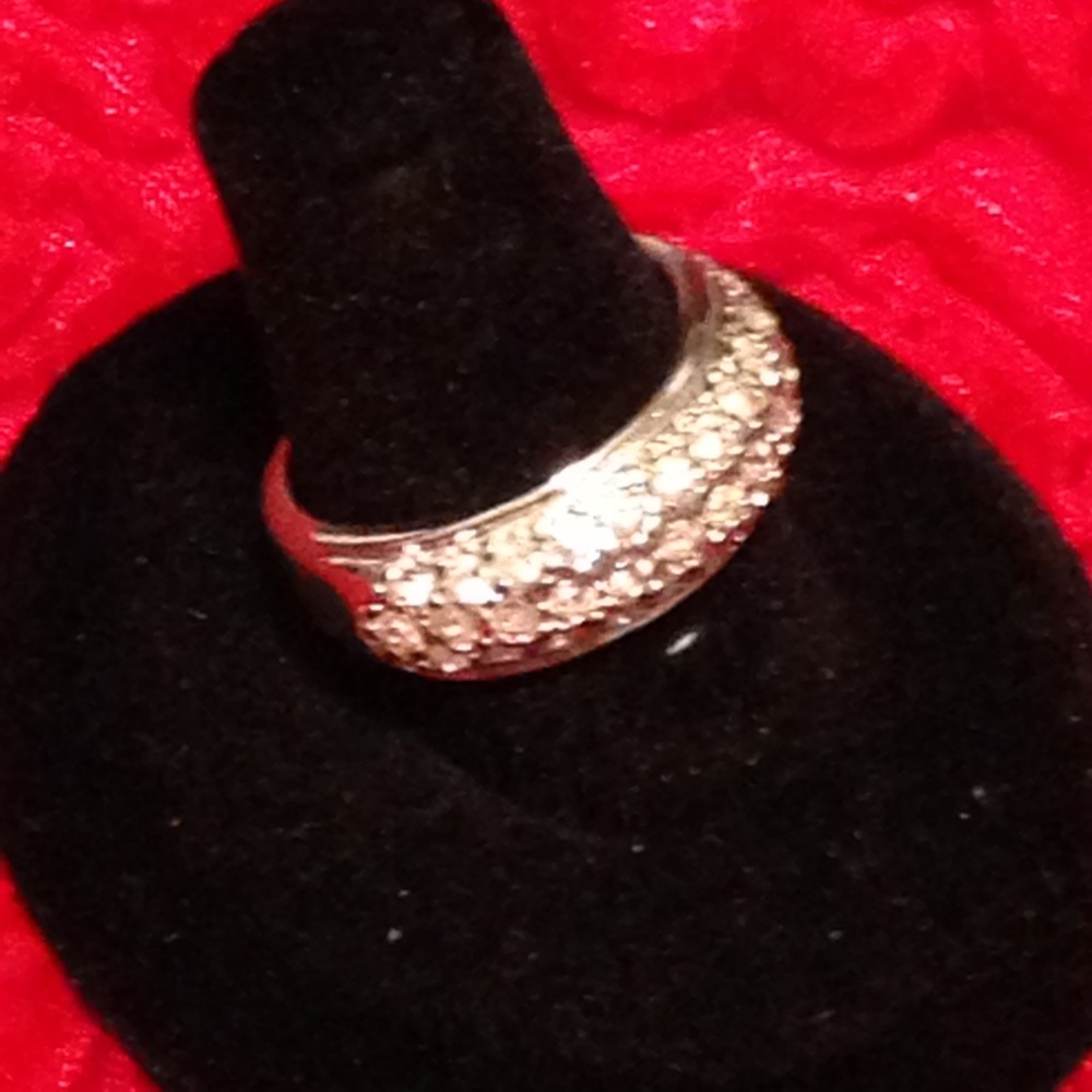 Silver Tone Statement Ring - image 6